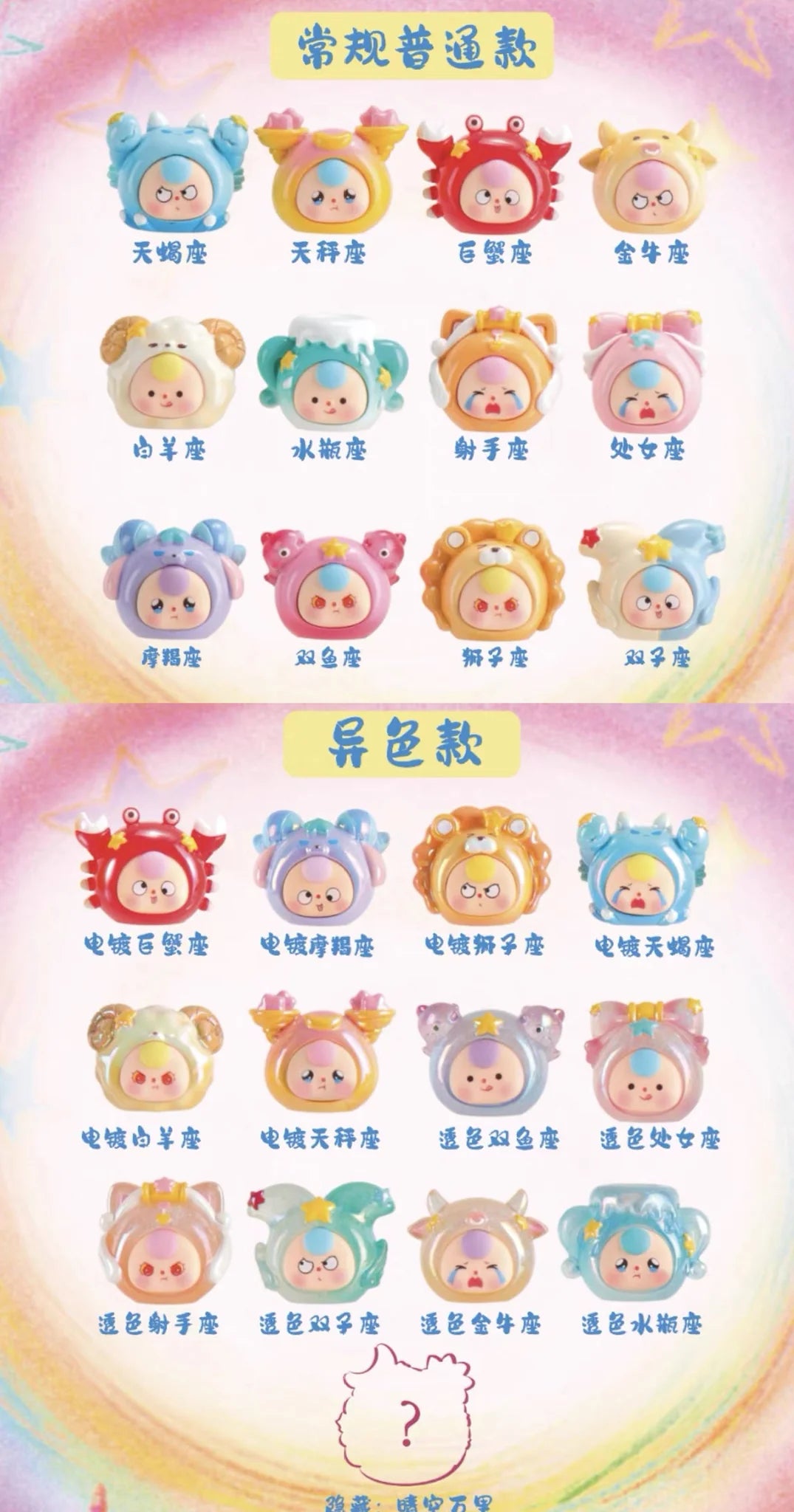 BABY3 Twelve Constellations Series Blind Box