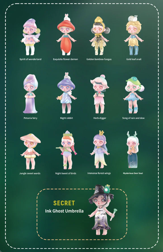 Laura 7 the wood elves Series Blind Box