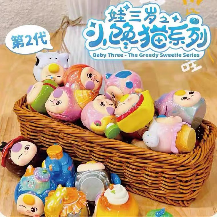 Baby Three The Greedy Sweetie Series Baby3 Blind Box II
