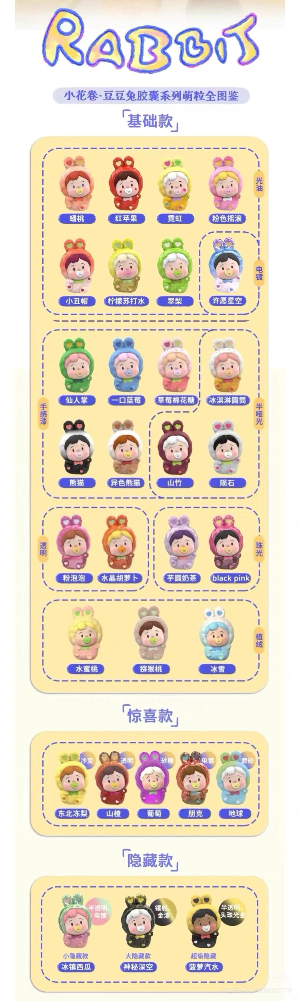 Small flower roll beanie rabbit II Series Blind Bag