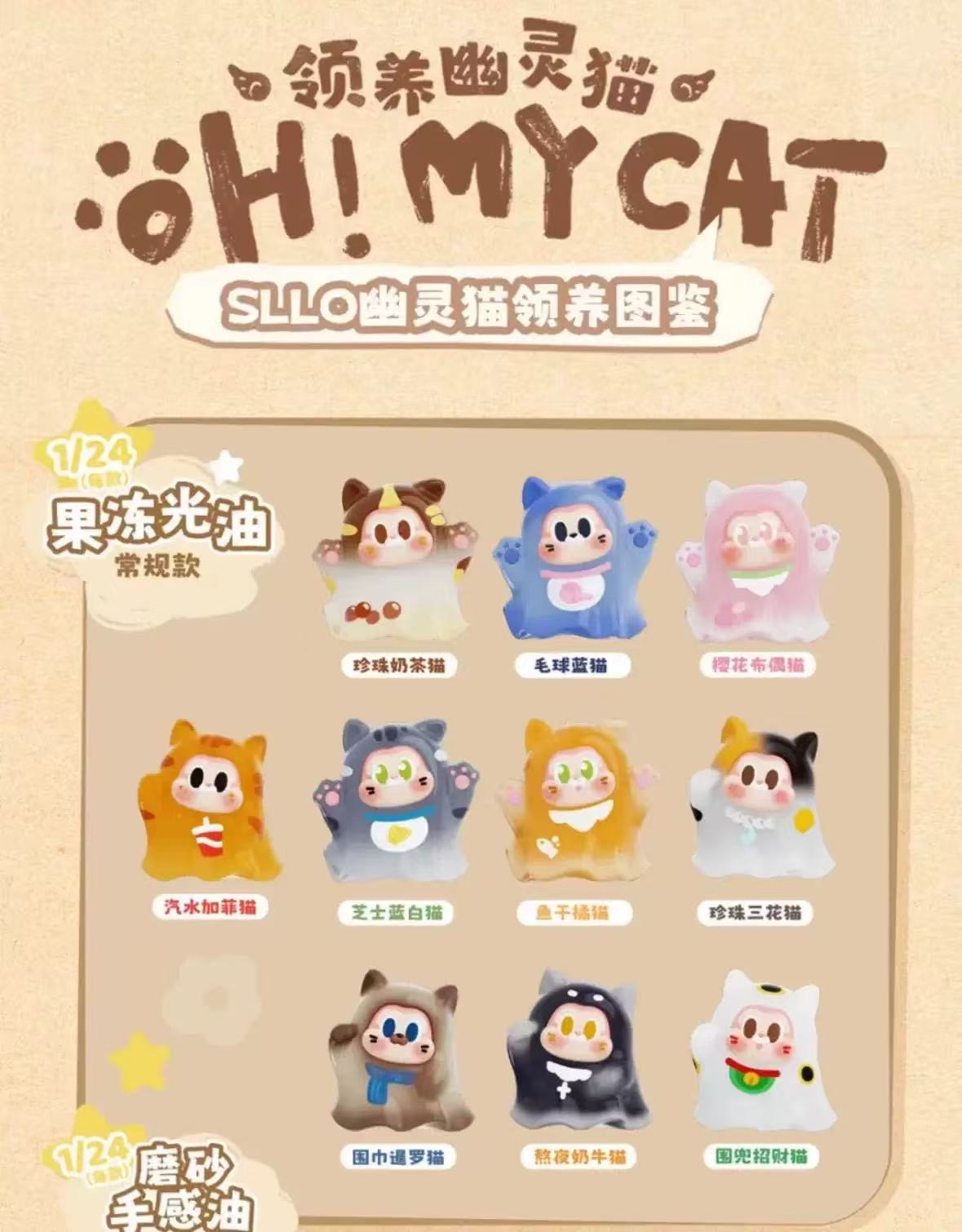 The SLLO OH MY CAT Series Blind Bag