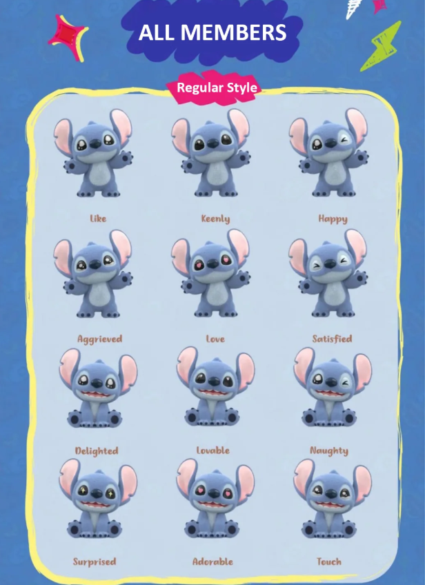 Stitch Mini Fluffy Series Blind Bag