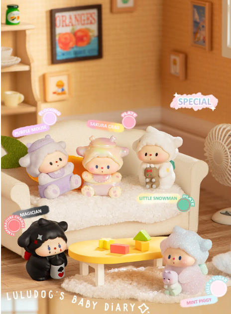 Luludog's Baby Diary Cute Granules Series Blind Bag