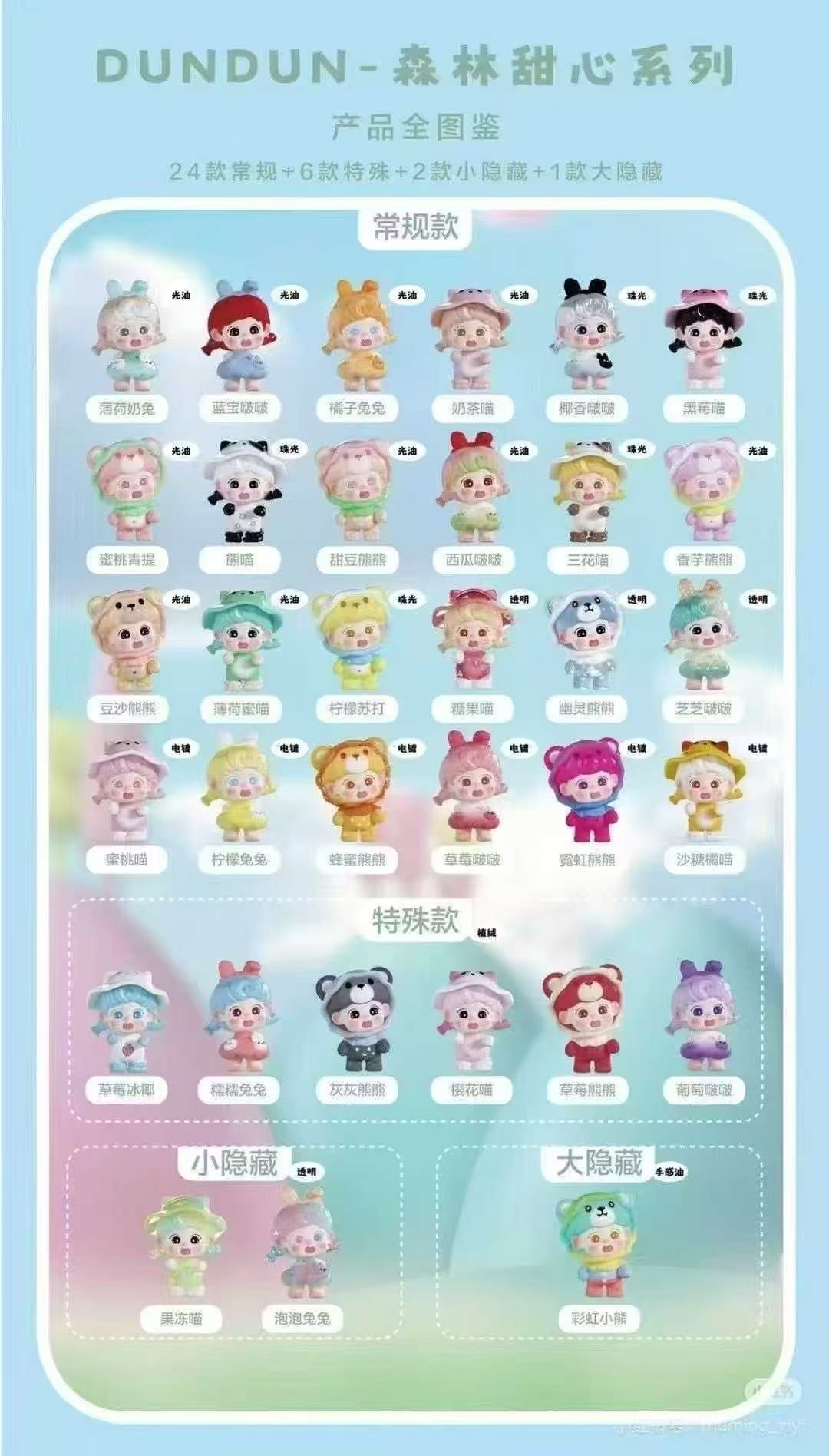 DUNDUN Forest Sweetheart Series Blind Bag