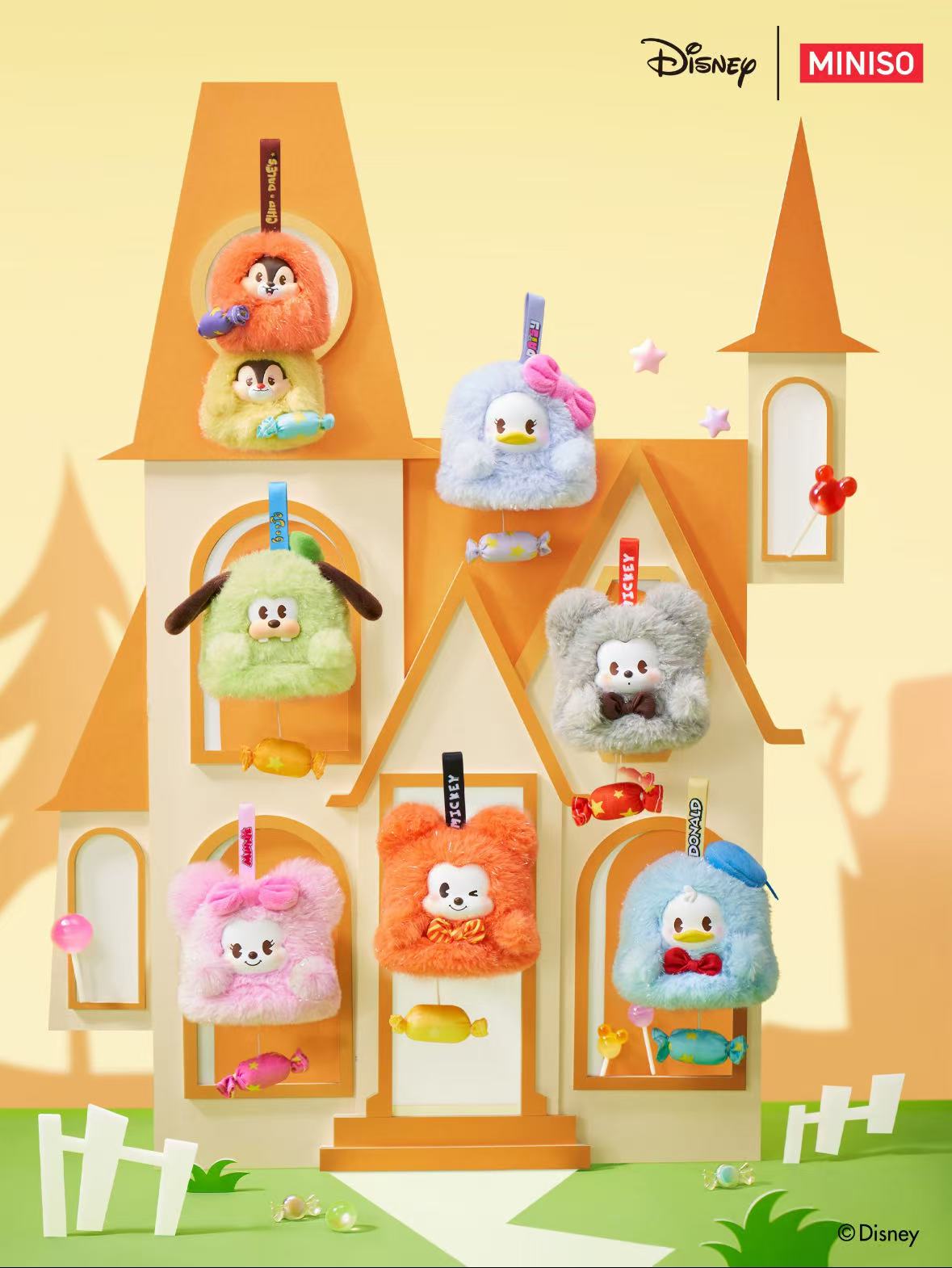 Mickey's Family Colorful Candy Vinyl Plush Blind Box(Send directly NO unboxing or showing it in the live stream)