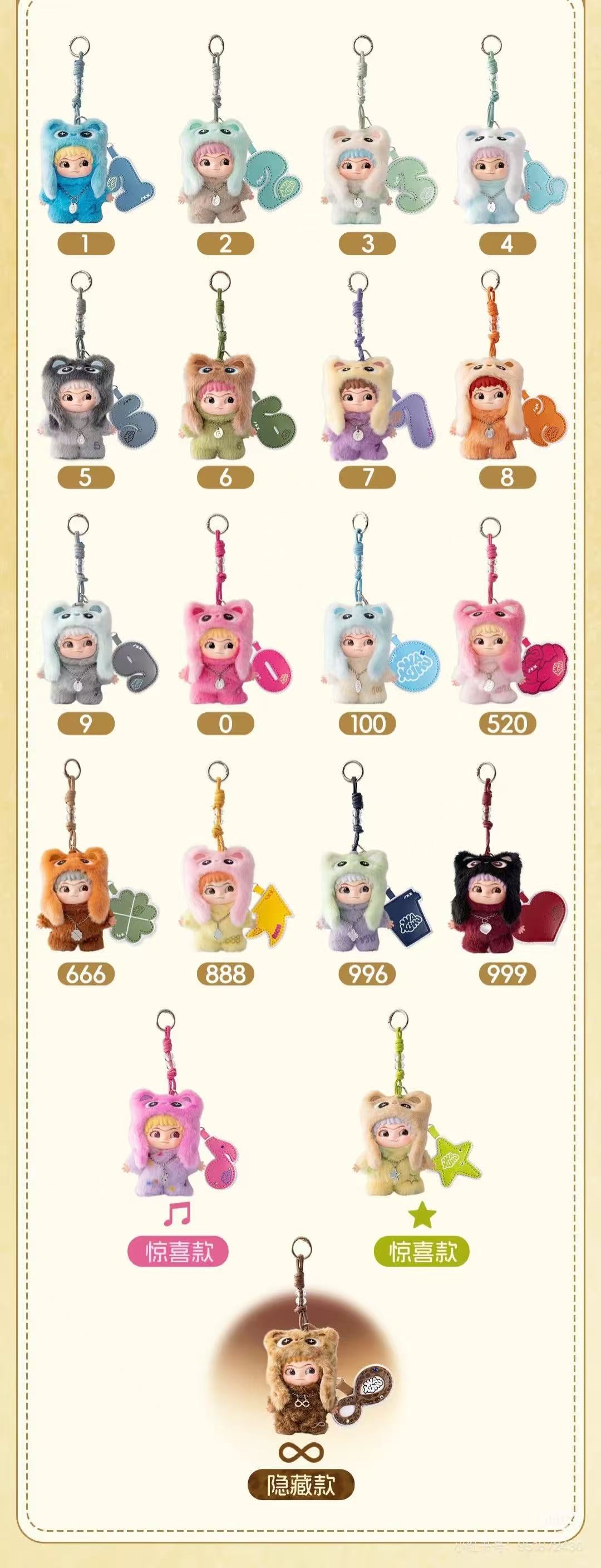 WAKUKU On A Roll Plush Series Blind Box