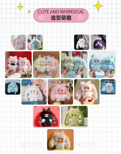 Liila's Rainbow Candy Bunny Series Plush Blind Box