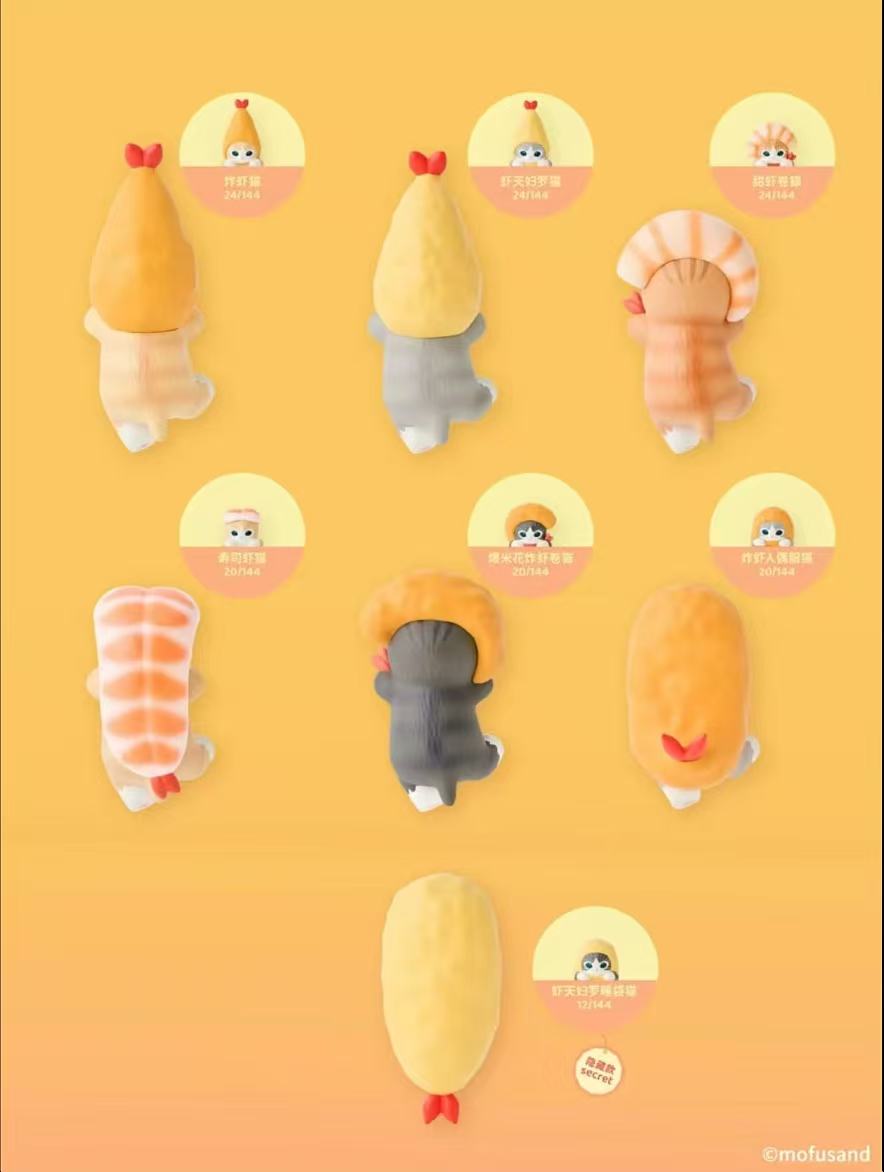 Mofusand Hippers Shrimp Meow Series Blind Box
