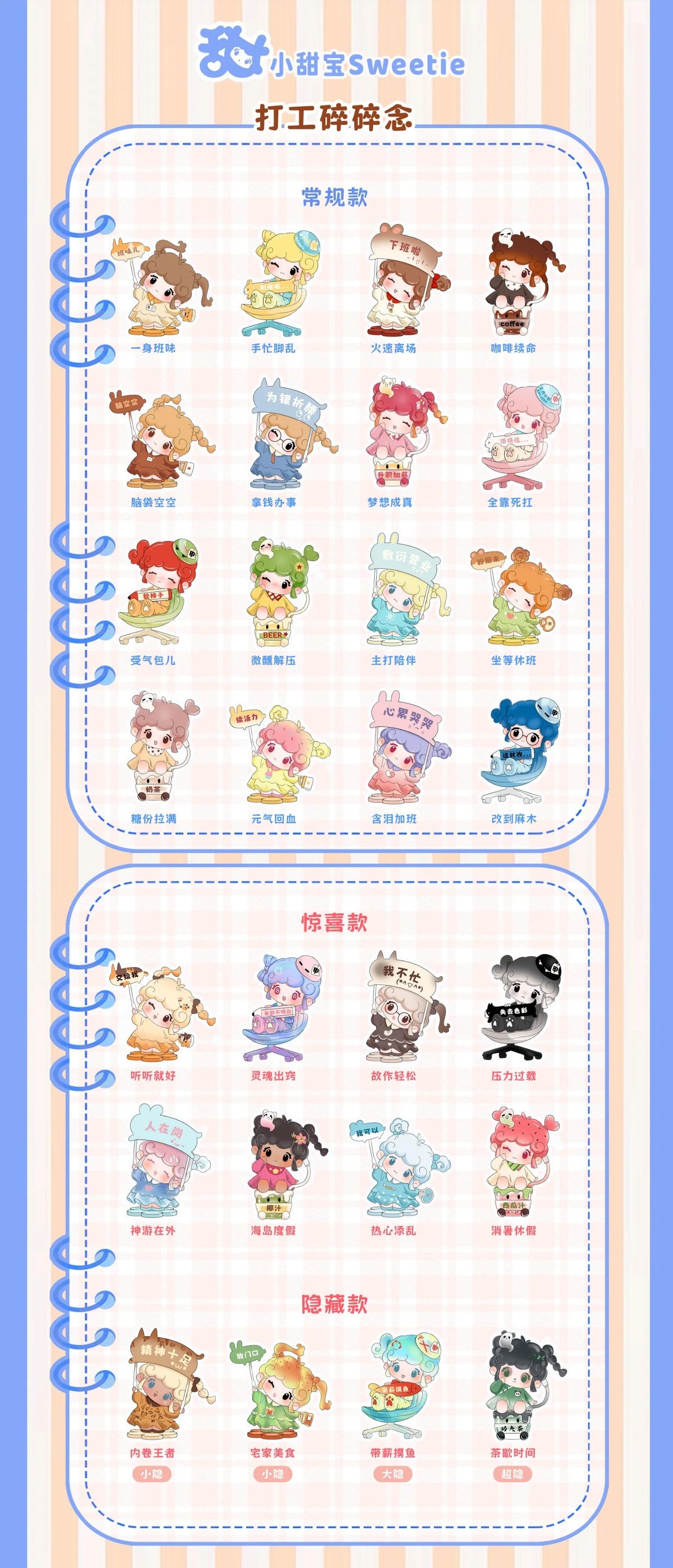 Sweetie Workday Ramblings Series Blind Box