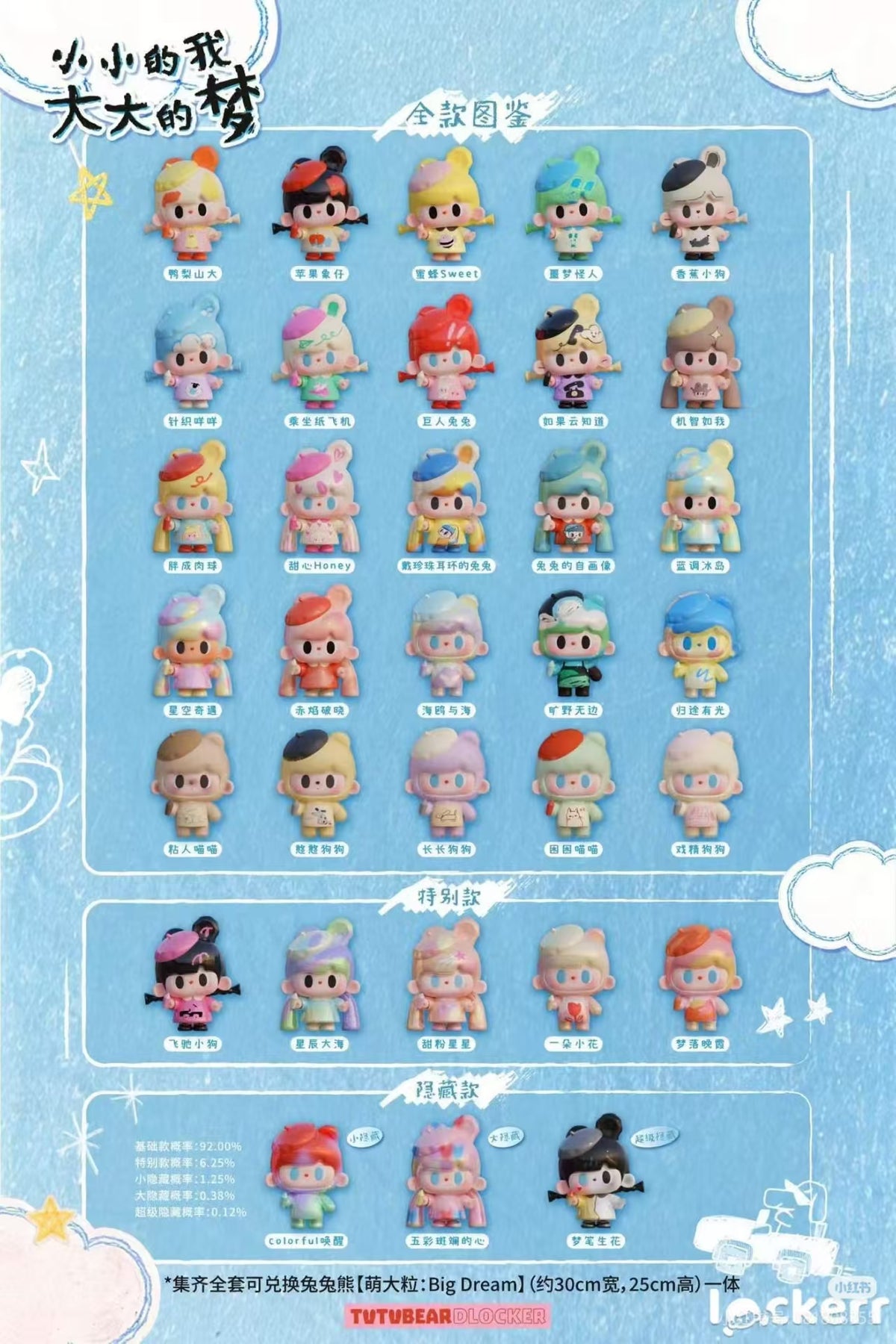 TUTU BEAR Little Me, Big Dreams Series Beans Blind Bag