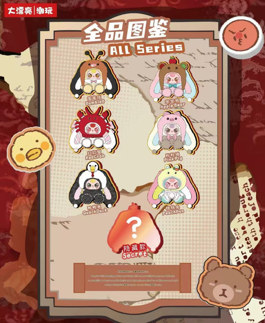 Baby Three Hat poster Bunny 500% Series Blind Box