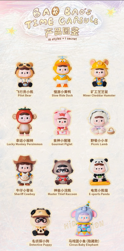 BAOBAO's Time Capsule Series Blind Box