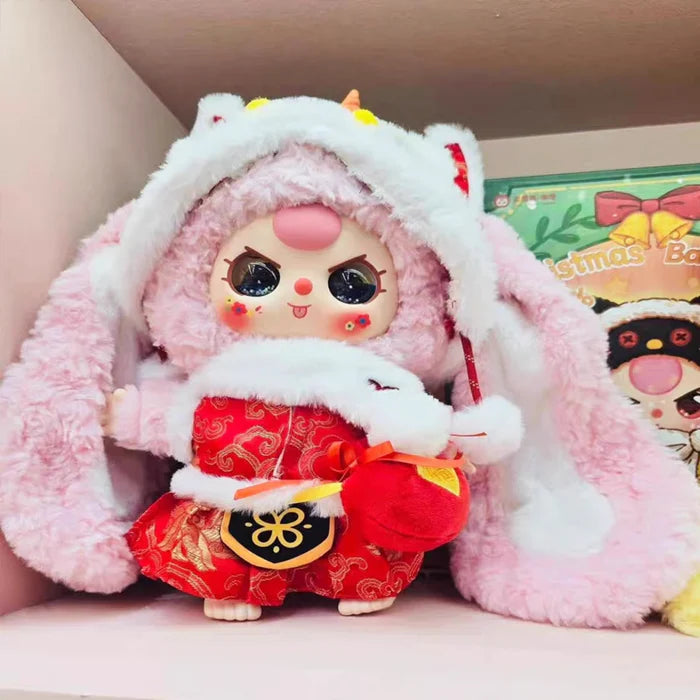 【pre-order】Baby Three CNY Bunny 400% Limited Version Plush Blind Box