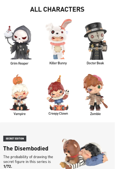 Hirono Haunted Paradise Series Blind Box