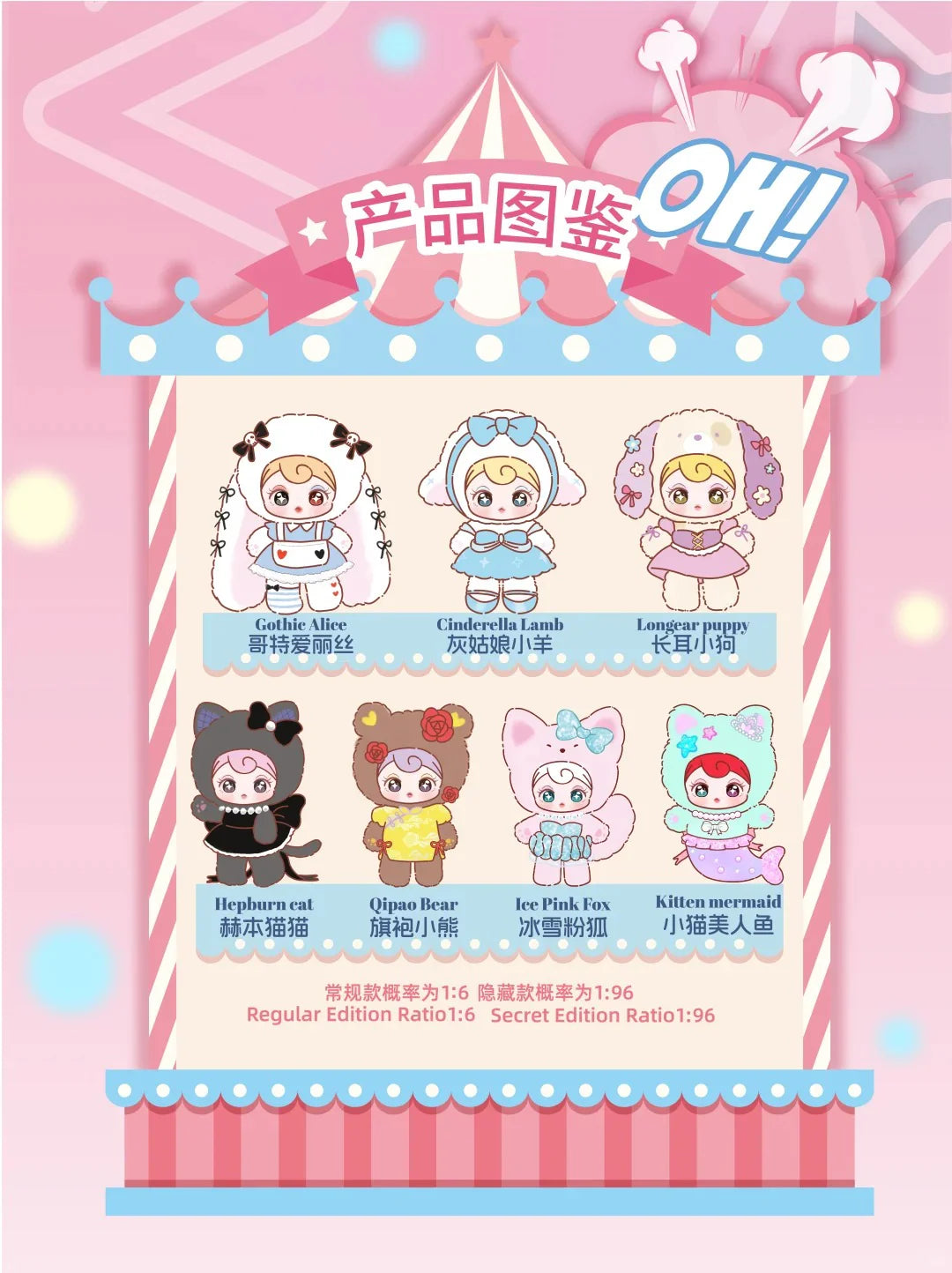 Sunycoco - Sweet Rebel series plush Blind Box