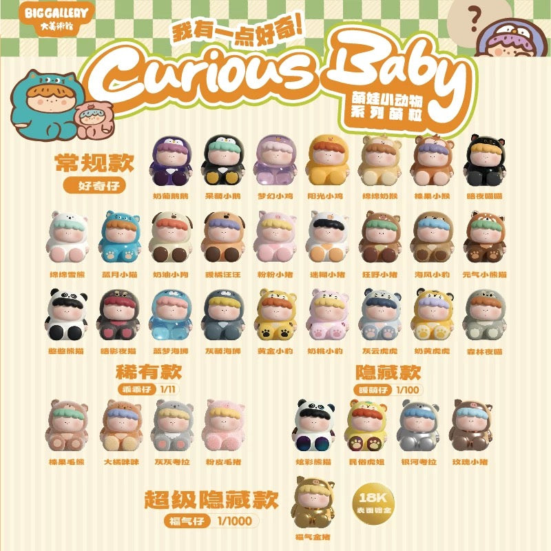 l'm Little Curious Cute Animal Baby Series Blind Bag