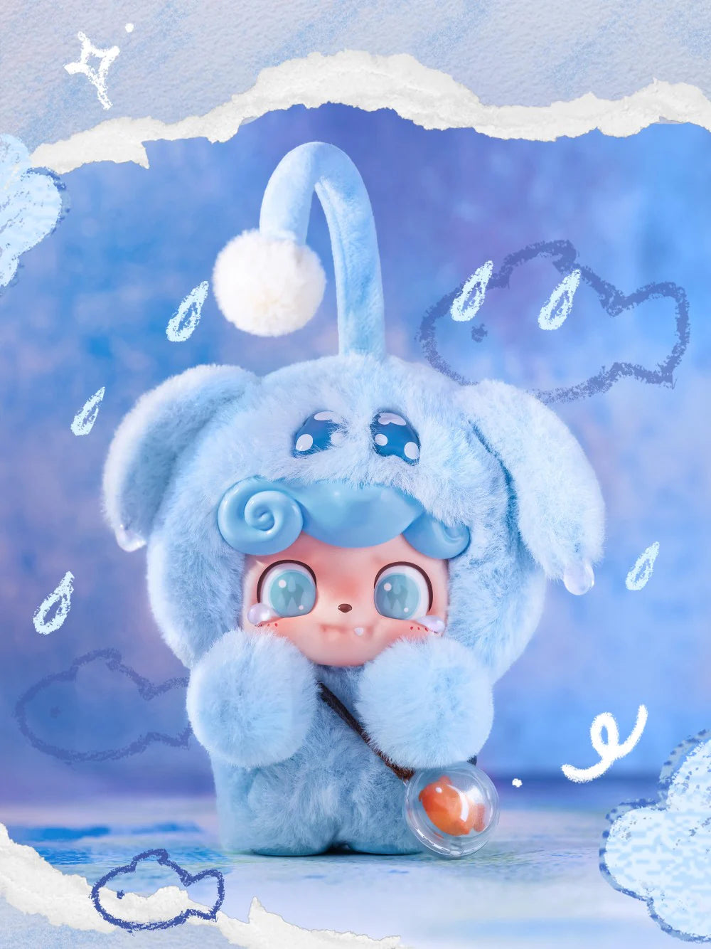 Q Kid Emotional Hairy Monsters Series Pendant Blind Box