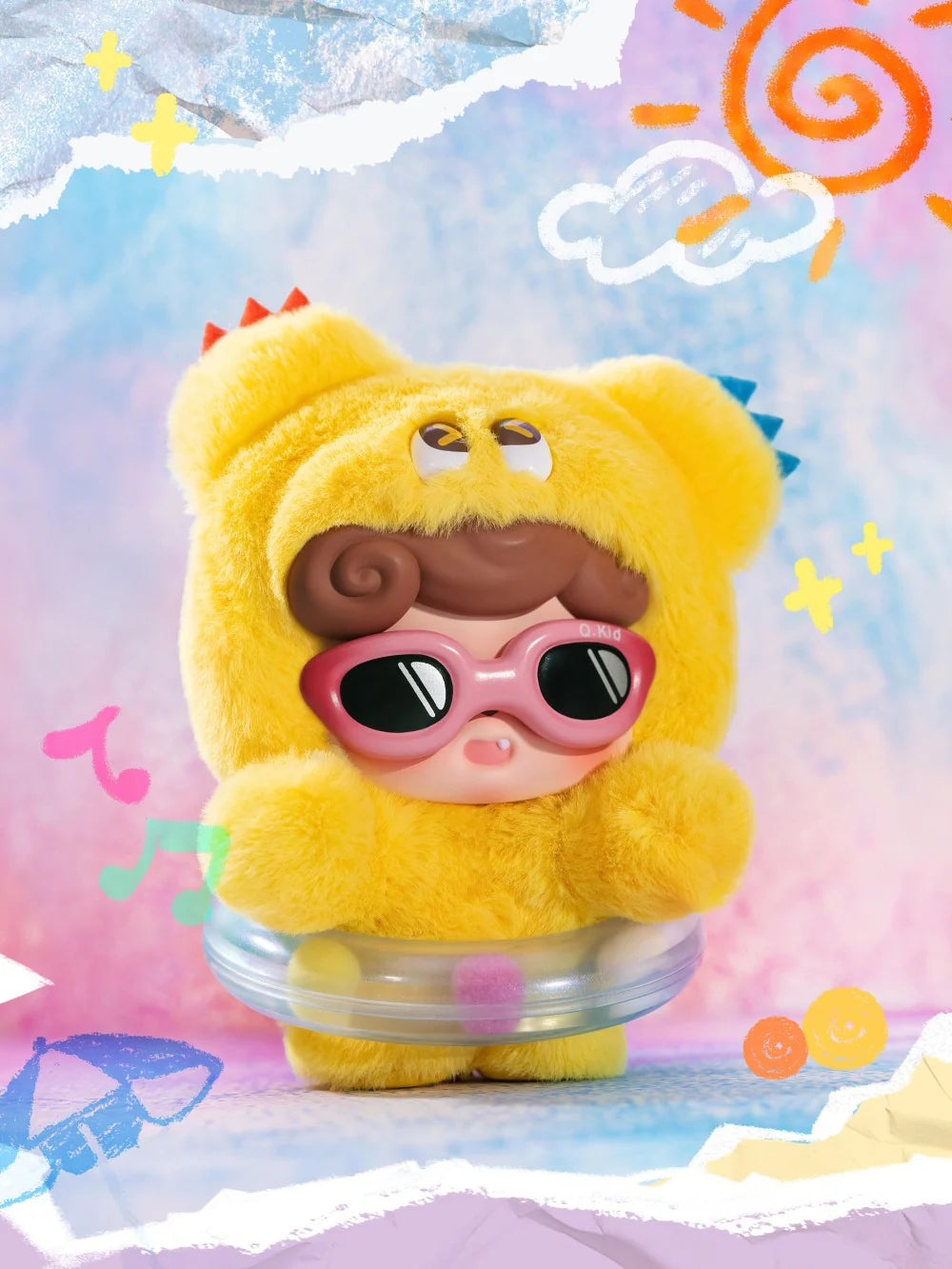 Q Kid Emotional Hairy Monsters Series Pendant Blind Box