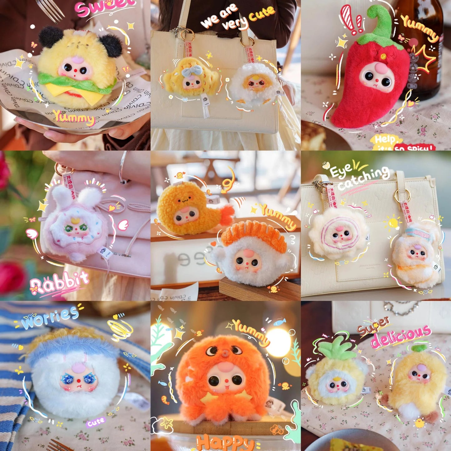 Baby Three Big Bite Plush Series Blind Box