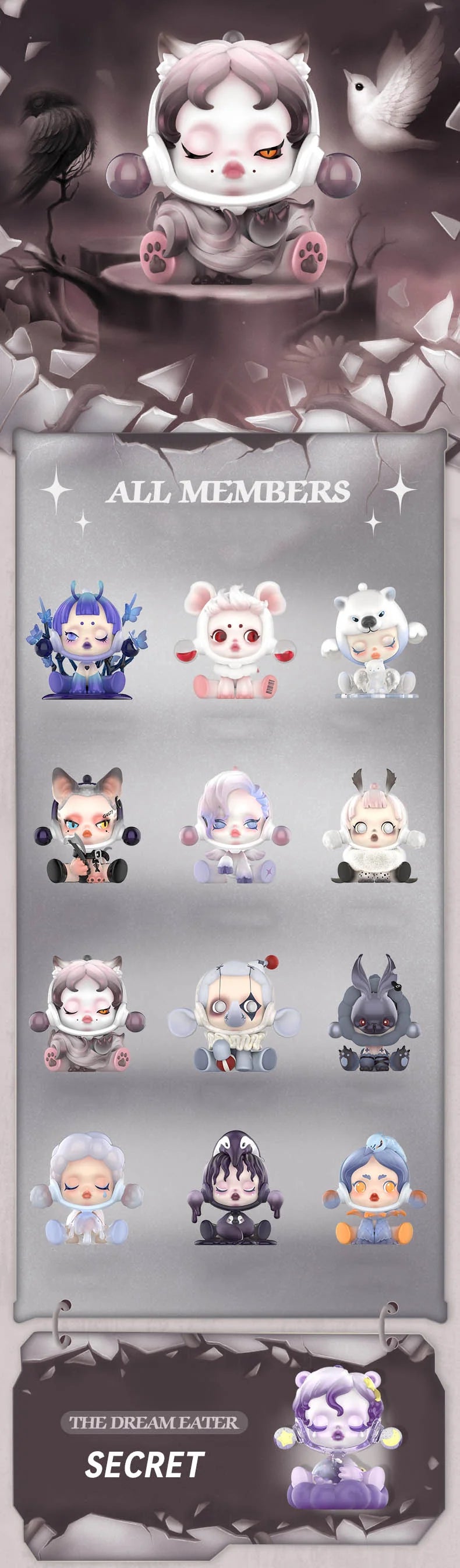 SKULLPANDA The Mare Of Animals Series Blind Box