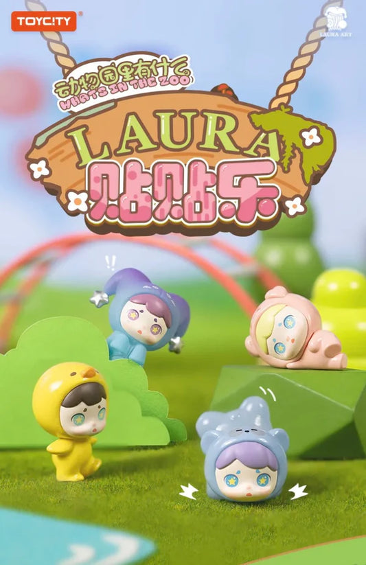 Laura Beans What is in Laura’s Zoo Series Blind box magnetic doll refrigerator magnets