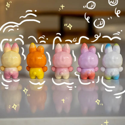 Baby Three Dopamine Rabbit Cute Series Bean Blind Box