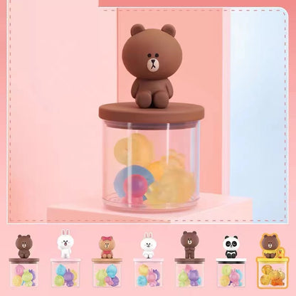 Line Friends Brown Bear Candy Jar Mystery Box