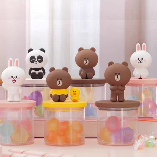 Line Friends Brown Bear Candy Jar Mystery Box