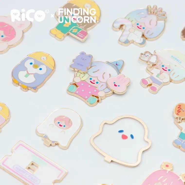 Rico  Magnetic Badge Happy Factory Series Blind Box