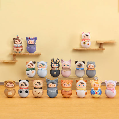 PUCKY Roly-Poly Kitty Series Figures