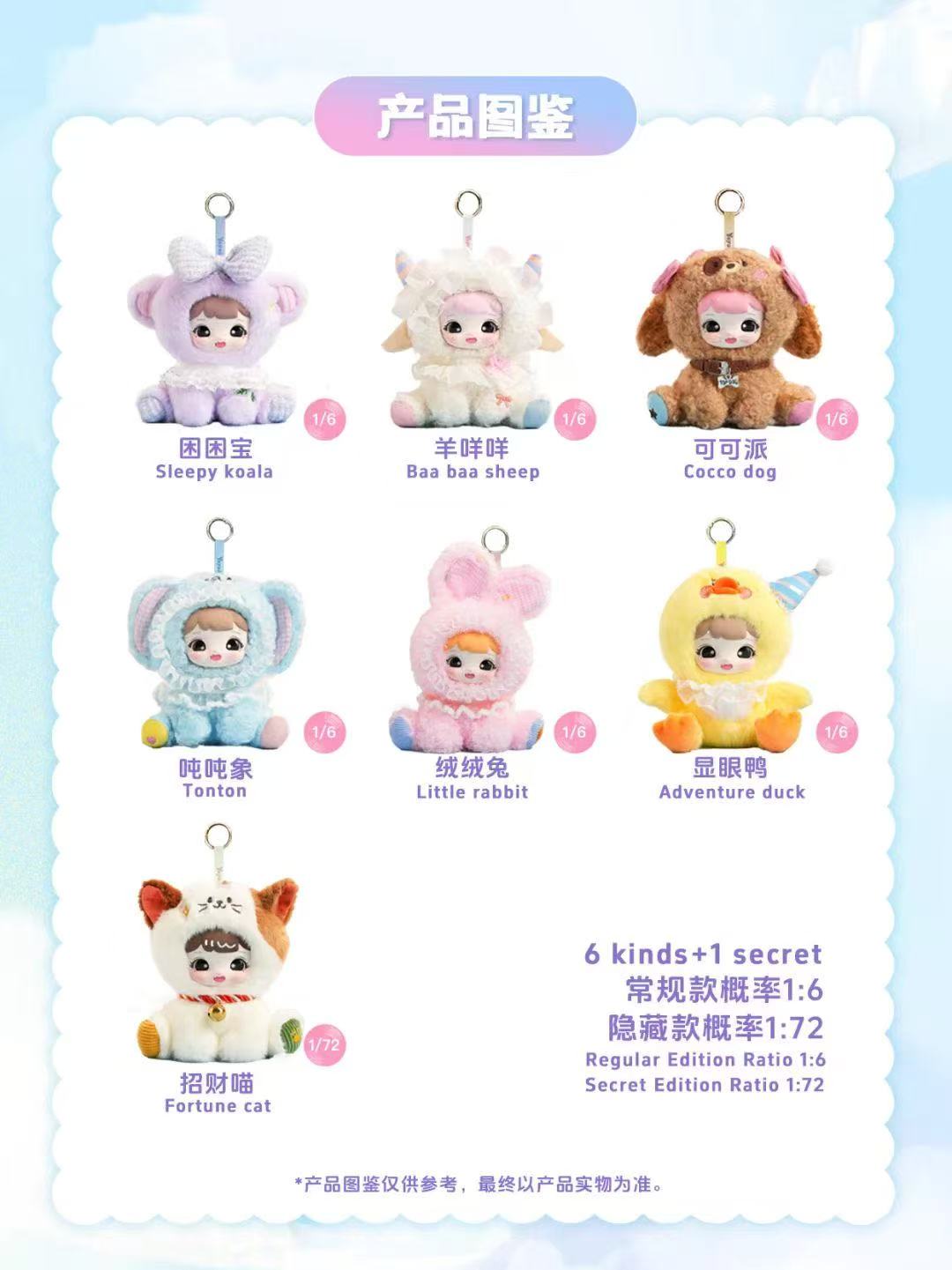 Yoyoo Soft Dream Series Plush Blind Box