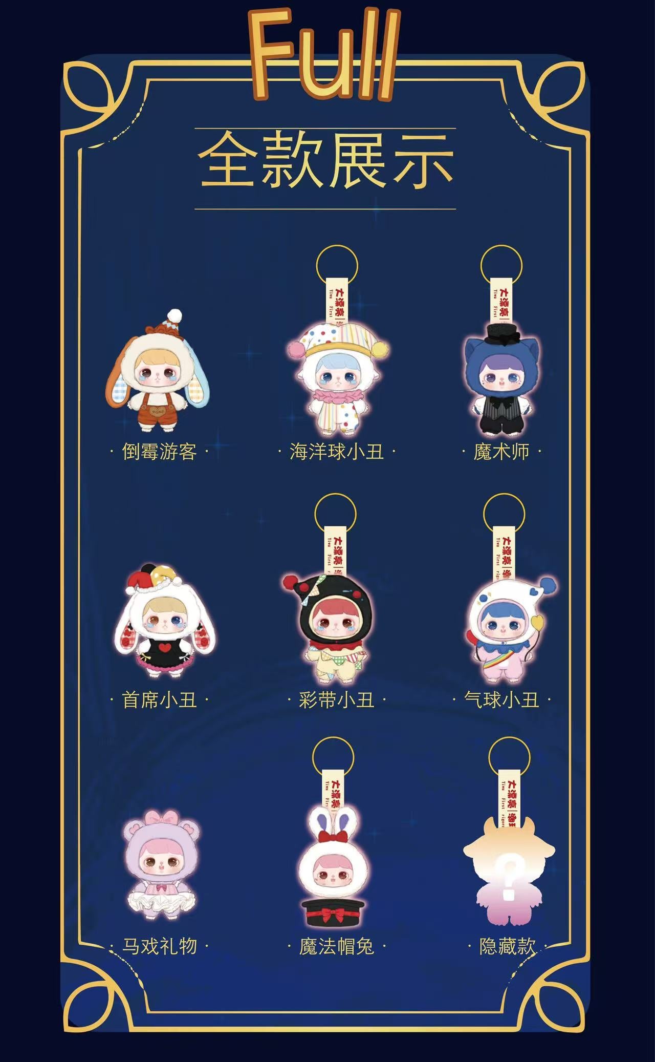 Ave Fantasy Circus Series Plush Blind Box