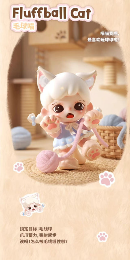 Zoraa Mewo Cat Face mini Series Blind Box