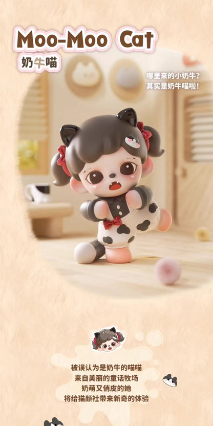 Zoraa Mewo Cat Face mini Series Blind Box