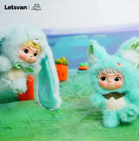 Wakuku-Fox&Bunny,Trick Or Treat Series Plush Blind Box