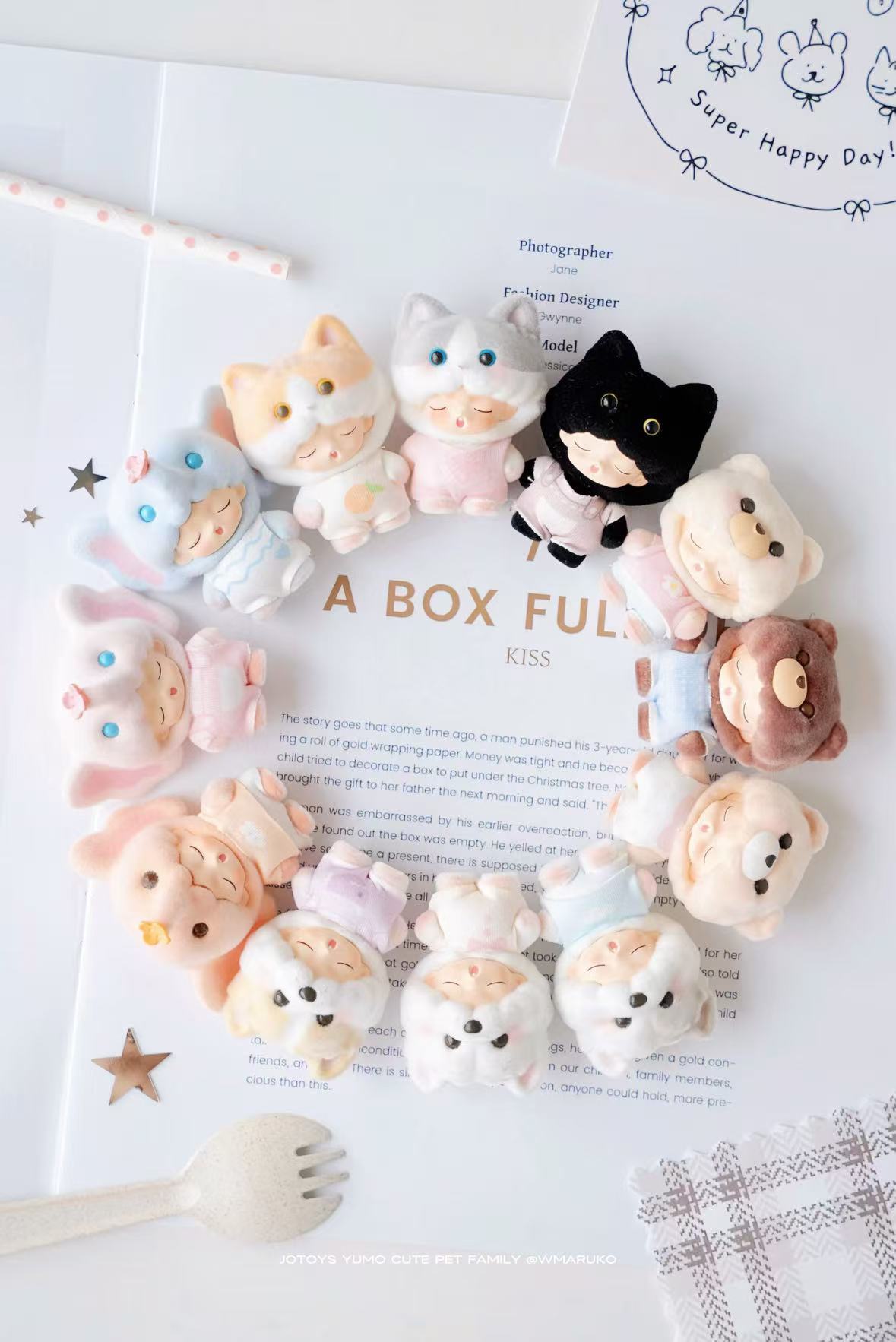 YUMO Cute Pet Family Mini Series Blind Box