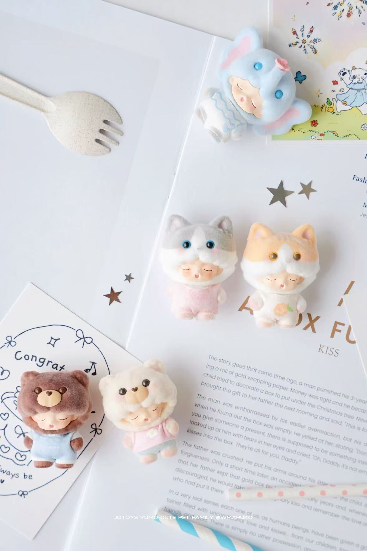 YUMO Cute Pet Family Mini Series Blind Box