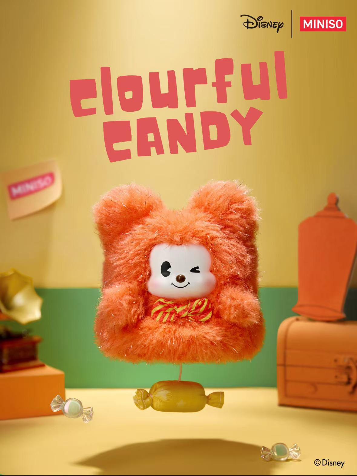 Mickey's Family Colorful Candy Vinyl Plush Blind Box（Send directly NO unboxing or showing it in the live stream）