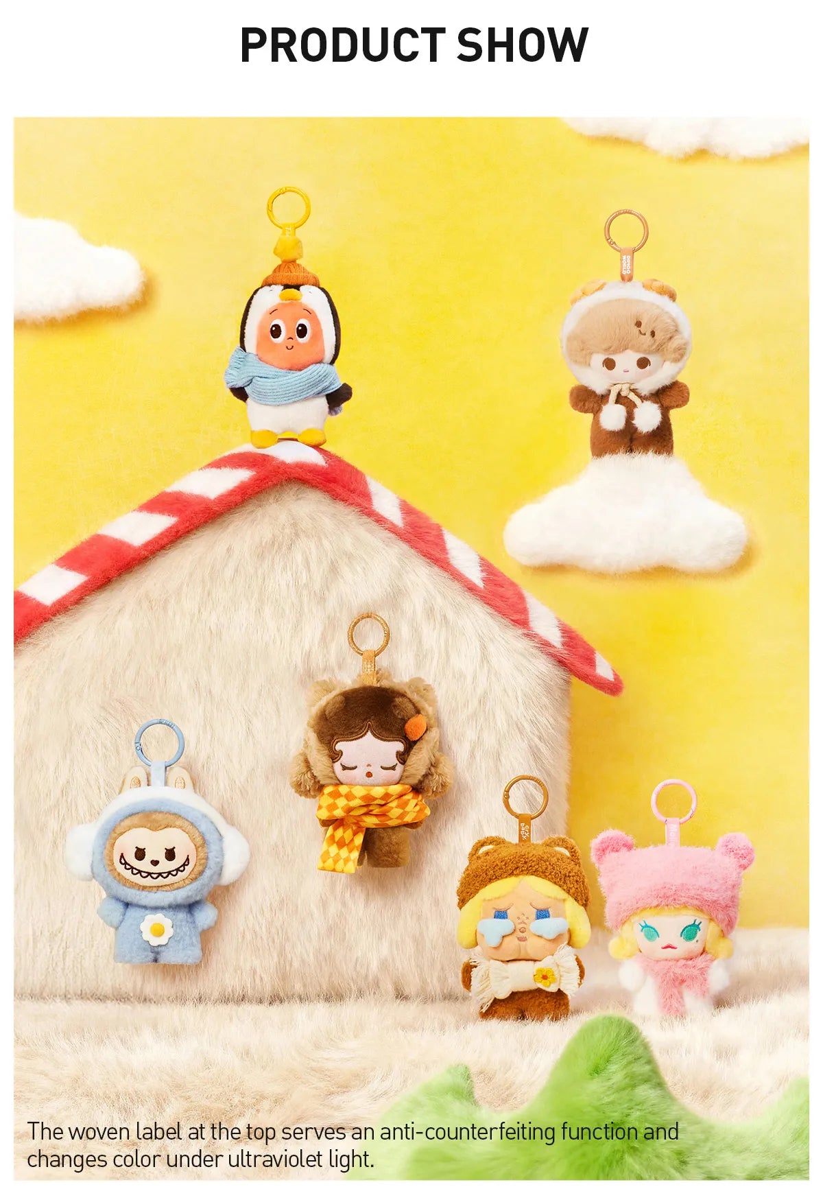 POP BEAN Fluffy & Cozy Series-Plush Pendant Blind Box