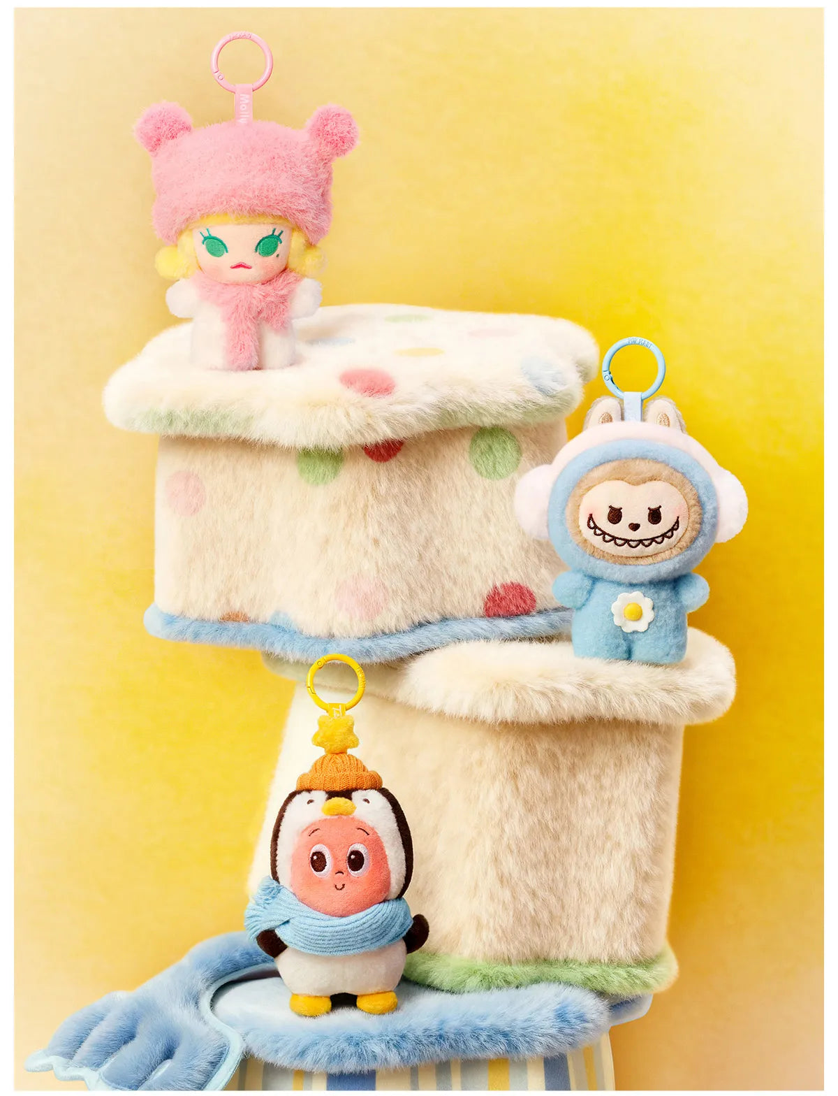 POP BEAN Fluffy & Cozy Series-Plush Pendant Blind Box