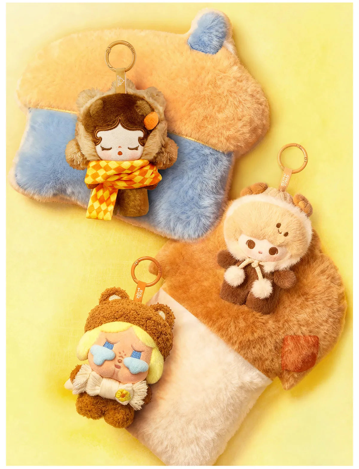POP BEAN Fluffy & Cozy Series-Plush Pendant Blind Box