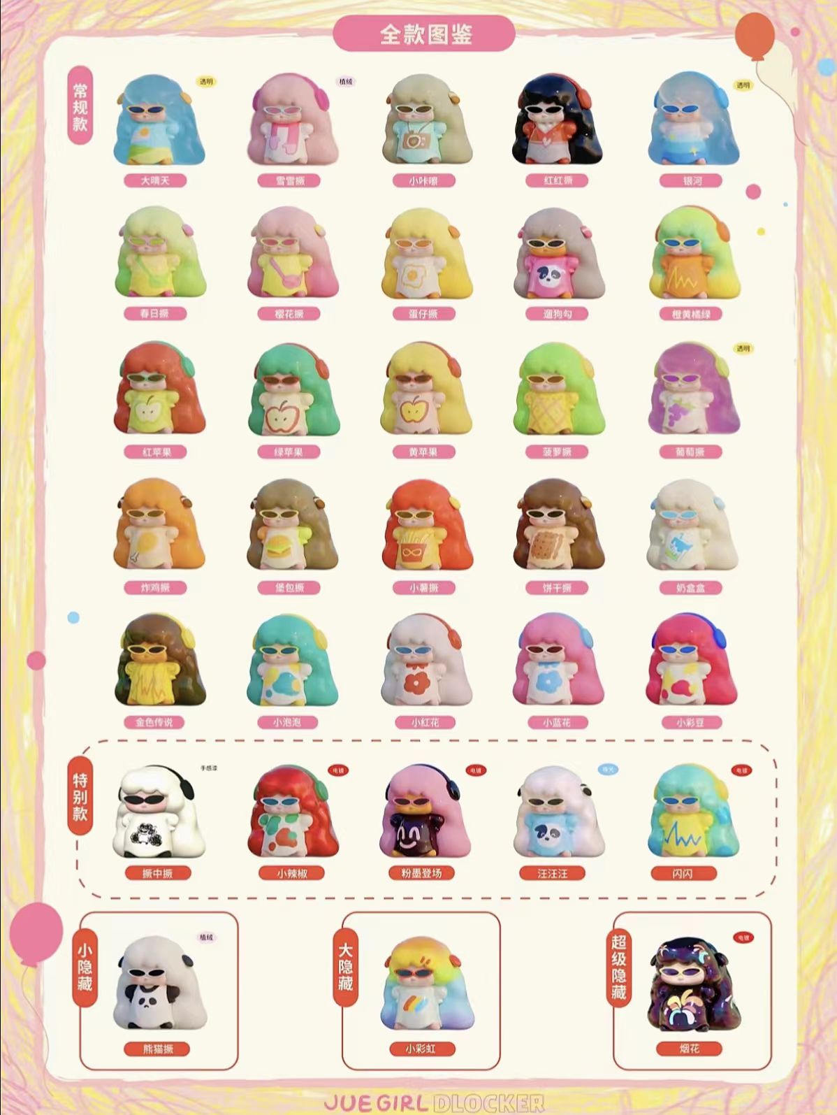 JUE GIRL Take a holiday! Jue girl Series Blind Bag
