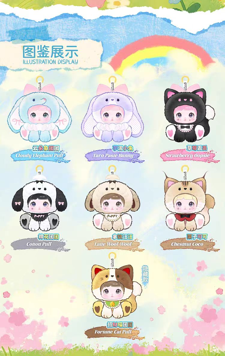 Nommi-Sitting Zoo Series Plush Blind Box