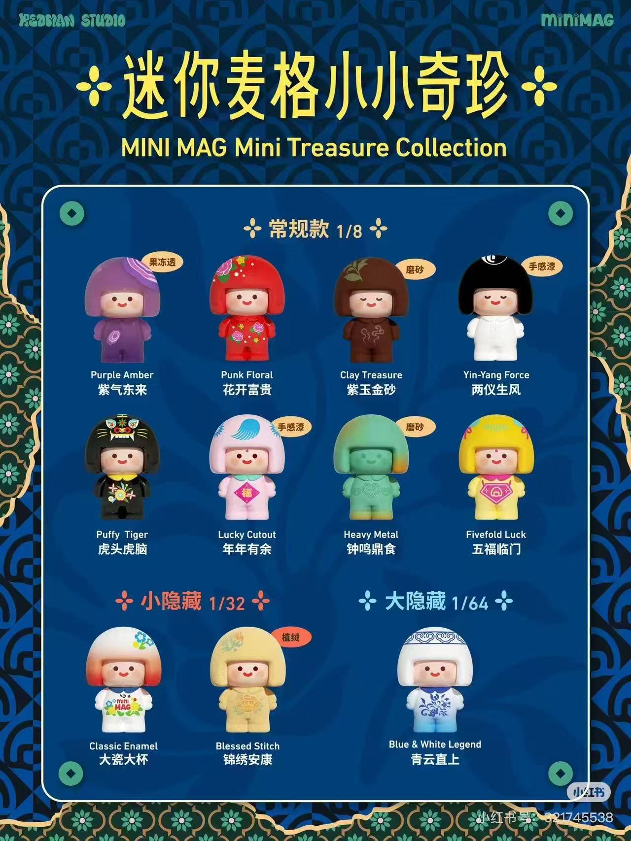 Mini Mag Mini Treasure Collection Series Blind Box