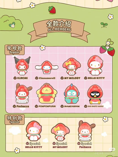 Sanrio characters Strawberry Candy Series MINI Figures Pendant Blind Box