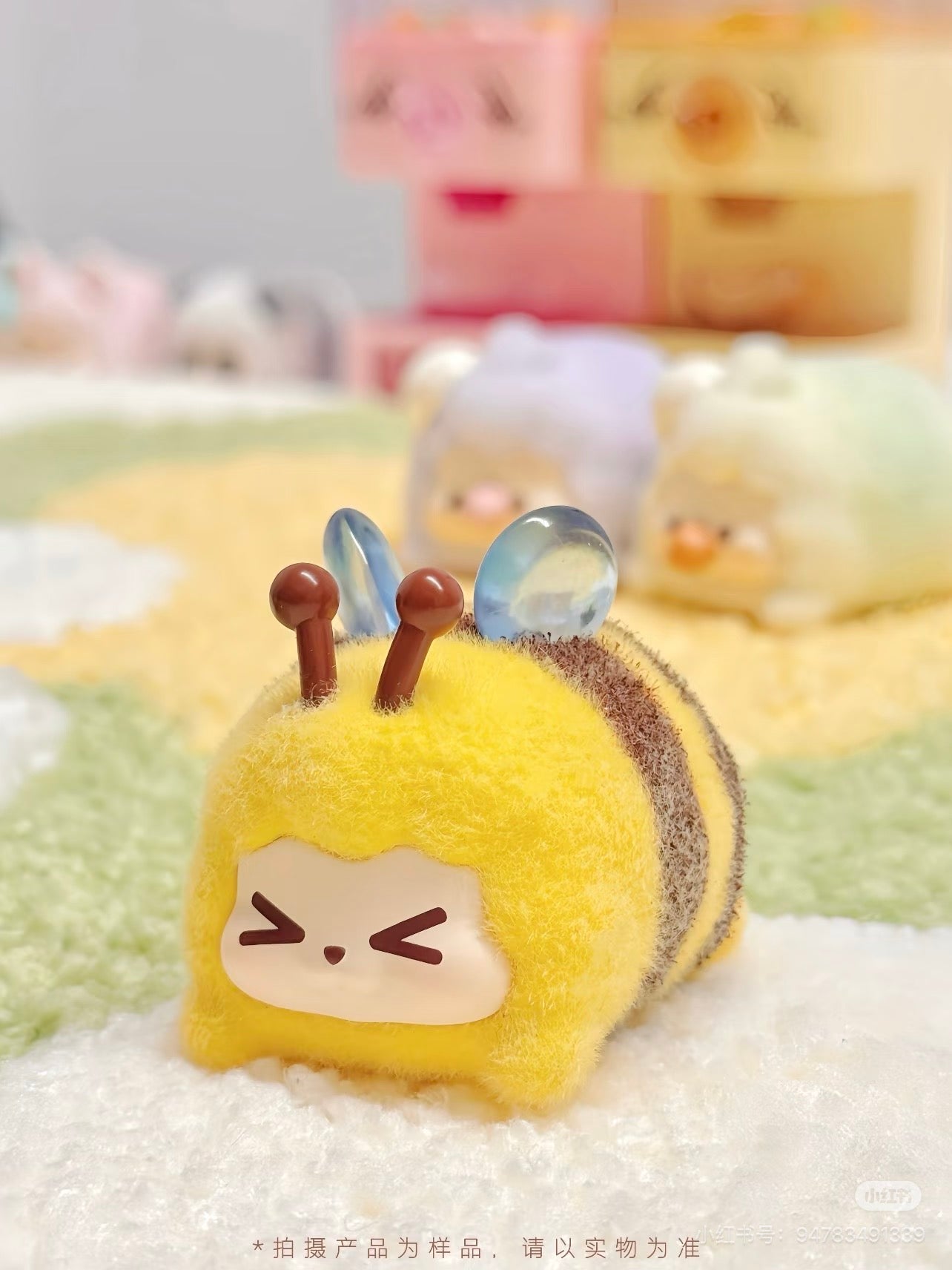 RABBIT KIKI Flocked Baby Animals Series Blind Box