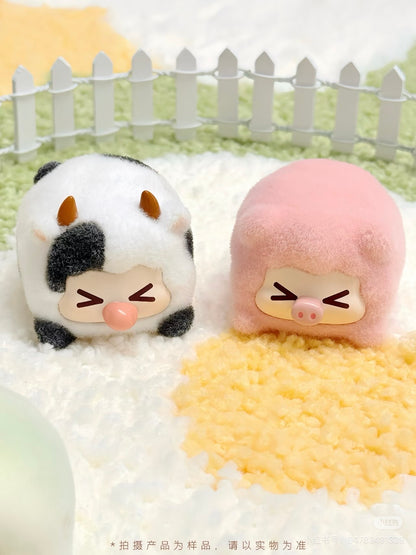 RABBIT KIKI Flocked Baby Animals Series Blind Box