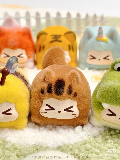 RABBIT KIKI Flocked Baby Animals Series Blind Box