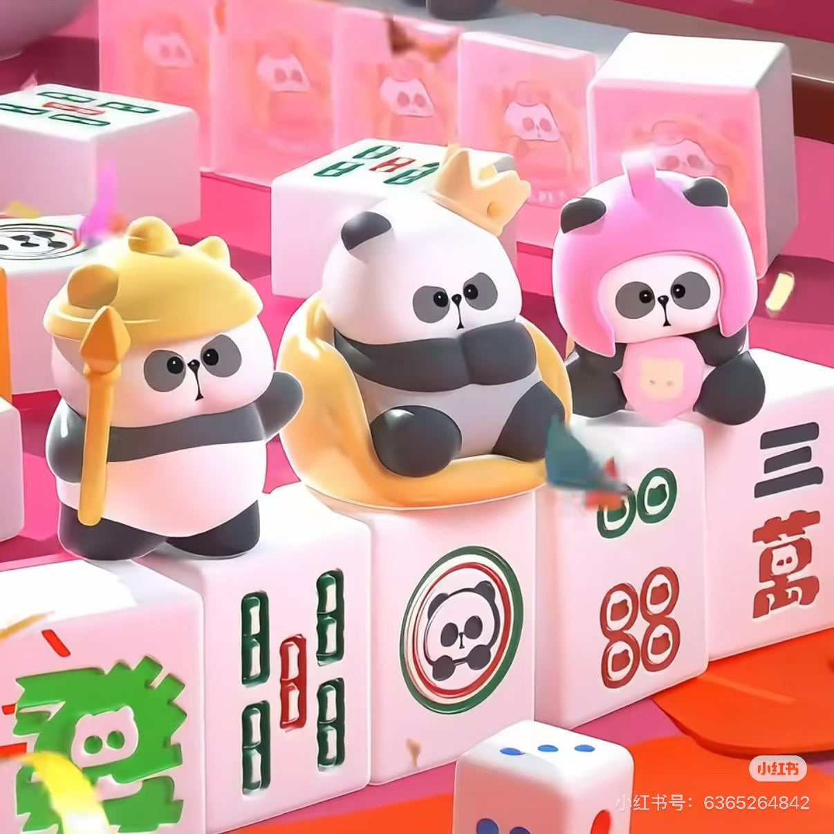 Small PA Waiting for the tile-Overflowing peach luck Series Blind Bag