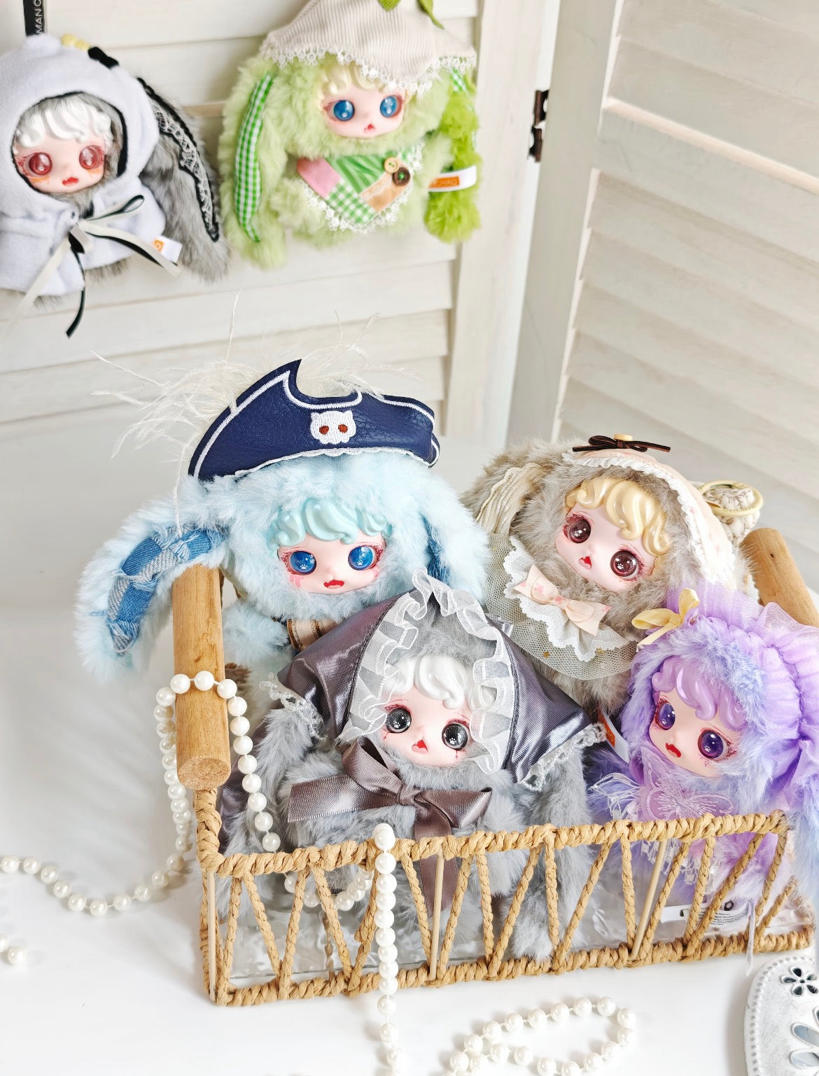 MIOCO-Bunny Dreamhouse Series Plush Doll Pendant